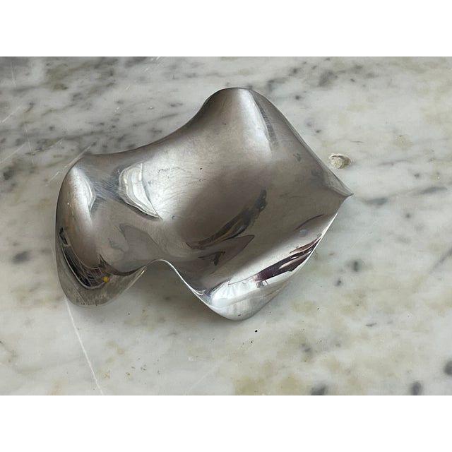 Vintage Alessi "Blip" 18/10 Stainless Steel Spoon Rest by Paolo Gerosa For Sale In Atlanta - Image 6 of 6