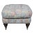 Lare 20th Century Upholstered Ottoman with Tree Pattern For Sale