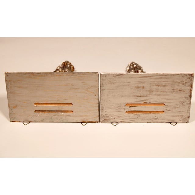 Vintage Italian Silver Gilt Acanthus Leaf Wooden Wall Shelves For Sale - Image 9 of 13
