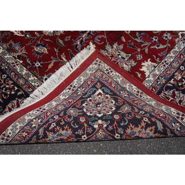 Textile Extremely High Quality Pile Oriental Style Rug For Sale - Image 7 of 7