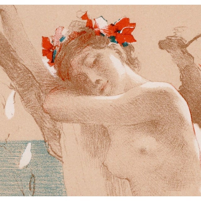 Antoine Calbet, L'Inconnue, 1897, Lithograph on Paper For Sale - Image 4 of 11