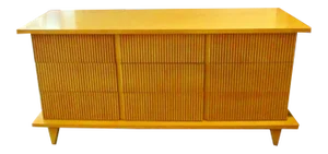 American of Martinsville Bali-Hi Mid-Century Faux Bamboo Wormwood Dresser