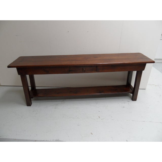 Vintage Oak Side Table, 1920s For Sale - Image 13 of 13