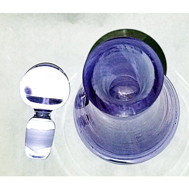 Modern 1970s Glass Perfume Bottle by Caithness For Sale - Image 3 of 5