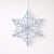 Kenneth Ludwig Chicago LED Hanging Tinsel Snowflake 31.5"H For Sale - Image 4 of 4