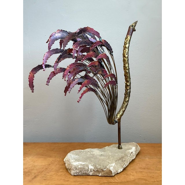 Metal Mid-Century Modern Abstract Metal Rooster Sculpture For Sale - Image 7 of 16