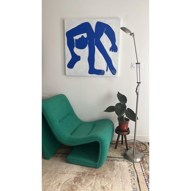 Bodasca, The Blue Man, 2026, Painting Canvas For Sale - Image 3 of 14