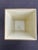 Allen G Designs Hand-Painted Ivory & Gold Wastebasket & Tissue Box Set For Sale - Image 11 of 11