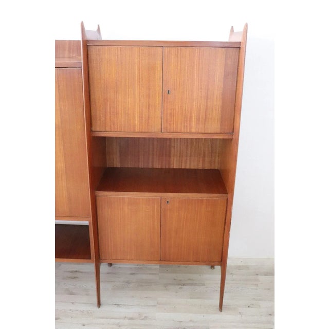 Large Italian Bookcase, 1960s For Sale - Image 3 of 15
