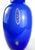 Murano Vintage Murano Style Blue Millefiori Italian Art Glass Large Vase For Sale - Image 4 of 5