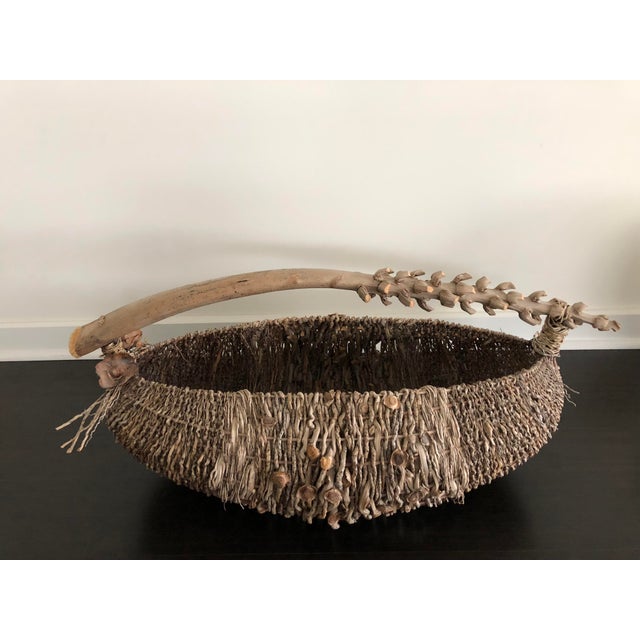 Organic Modern Samuel Yao Handwoven Basket Chairish