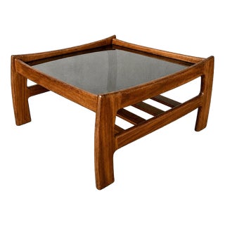 Mid-Century Teak Katrina Coffee Table with Black Acrylic Glass Top from G Plan, 1960s For Sale
