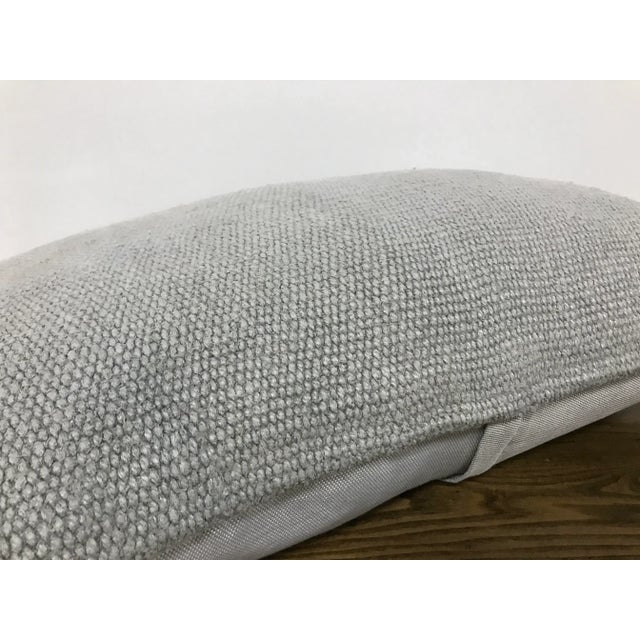 1960s 1960s Gray Turkish Lumbar Pillow Cover For Sale - Image 5 of 6