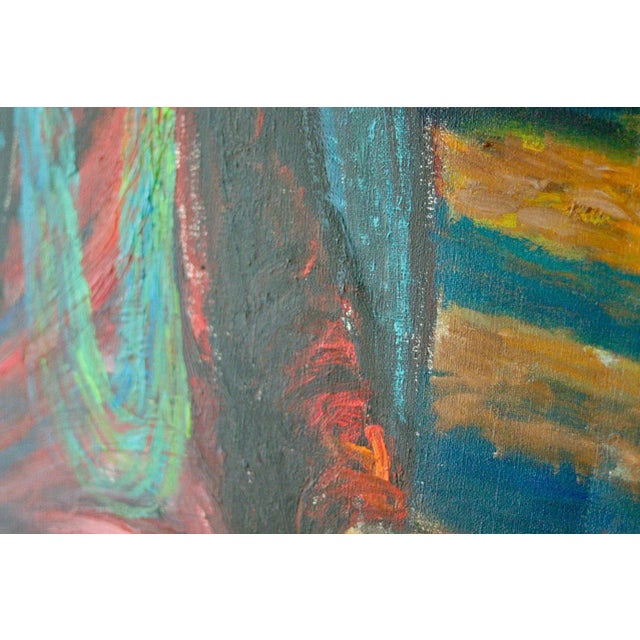 Nils Forsberg, Two Women, 1950s, Oil on Canvas, Framed For Sale - Image 10 of 11