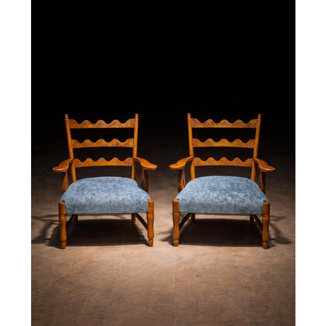 Armchairs and Coffee Table by Paolo Buffa, 1950, Set of 3 For Sale - Image 11 of 11
