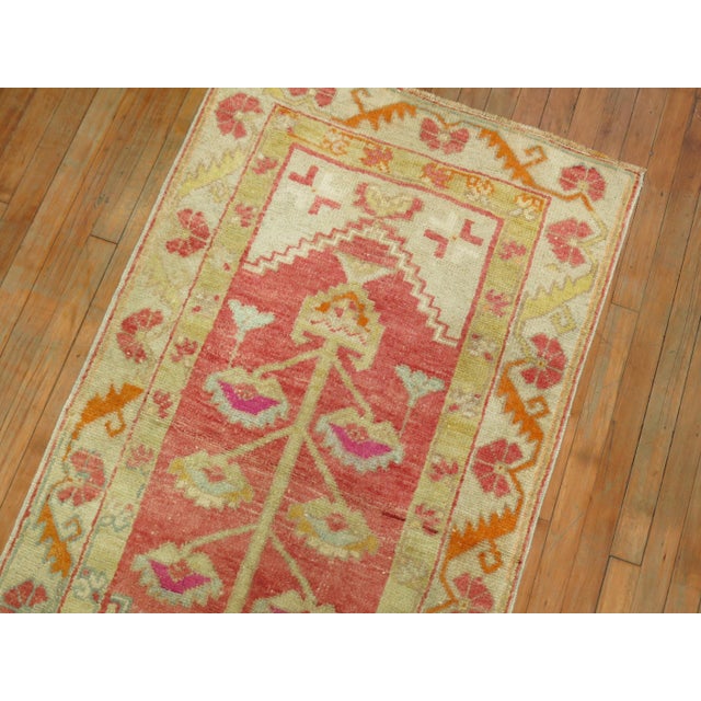 Mid 20th Century Vintage Turkish Anatolian Rug For Sale - Image 5 of 6
