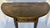 Antique Handcrafted Wood Demi-Lune Table For Sale - Image 4 of 11