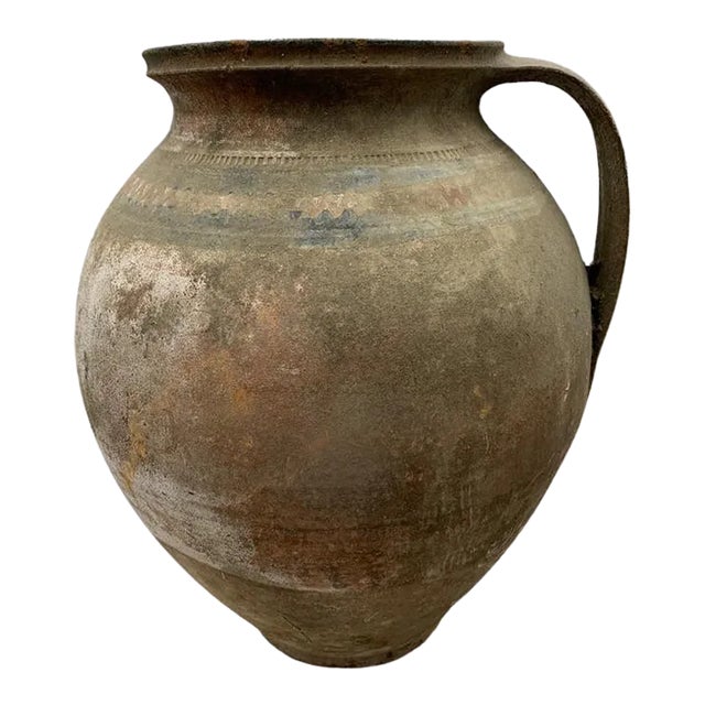 Antique Hungarian Folk Art Cooking Pottery For Sale