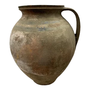 Antique Hungarian Folk Art Cooking Pottery