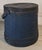 Folk Art Mid 19th Century Blue Painted Firkin in Original Paint For Sale - Image 3 of 8