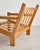 Brutalist Lounge Chairs with Ottoman in Oak and Leather by Tage Poulsen, Denmark, 1960s, Set of 3 For Sale - Image 14 of 18