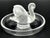 The Lalique Swan Ring Holder is a unique work of art that combines the elegance and beauty of Lalique's artistic mastery....