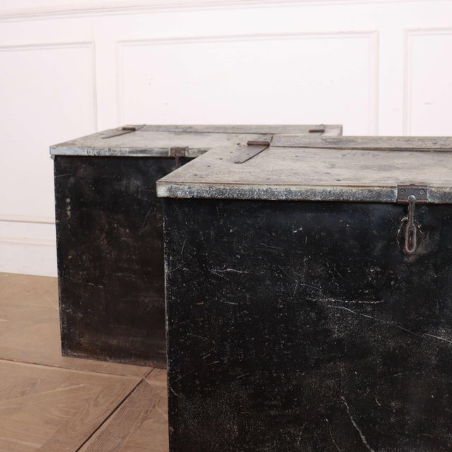 Storage Bins, 1920s, Set of 2 For Sale - Image 3 of 9
