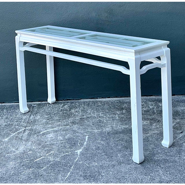 Vintage Ming Console Table For Sale - Image 4 of 12