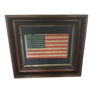 Antique 46 Star American Flag for Oklahoma 1908 #116 For Sale