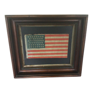 Antique 46 Star American Flag for Oklahoma 1908 #116