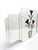 Silver Vintage Postmodern 1980s Large Art Deco Style Large 6ft Mirror Attributed to David Marshall For Sale - Image 8 of 12