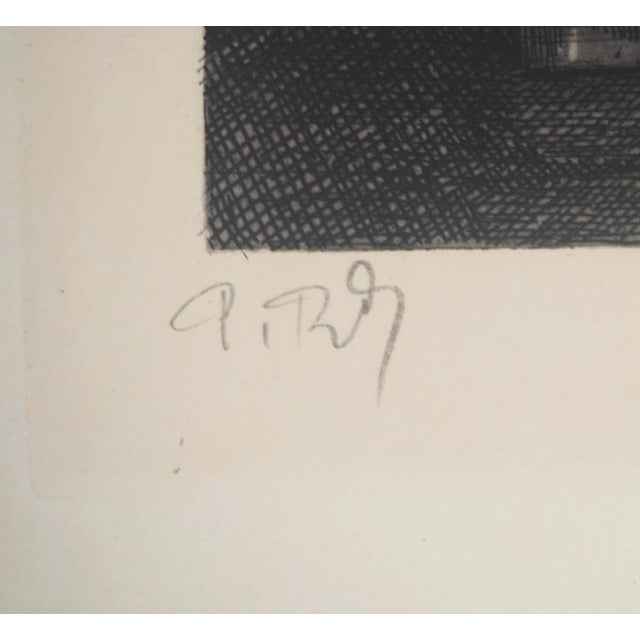 Paul Renouard, Ballerina and Her Master, 1893, Original Etching For Sale - Image 3 of 6