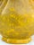 Yellow Table Lamp: Vintage Sunflower Yellow and Gilt Japanese Glazed Ceramic Lamp For Sale - Image 8 of 12