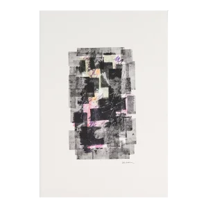 Geometric Abstract Deconstruction 20th Century Monotype