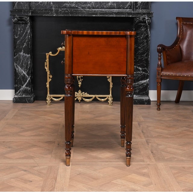 Brown Sheraton End Table For Sale - Image 8 of 10