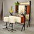 Mid-Century Modern Italian Bar Cabinet with Counter & Stools, 1950s, Set of 4 For Sale - Image 3 of 16