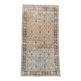 Vintage Persian Mahal Rug, 03'09 X 06'11 For Sale