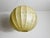 Cream Mid-Century Round Cocoon Pendant Lamp, 1960s, Italy For Sale - Image 8 of 10