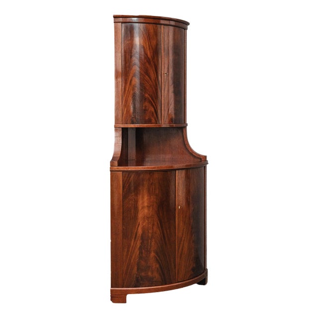 Corner Cabinet in Biedermeier Style For Sale
