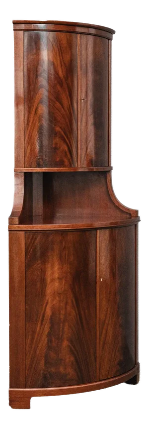 Corner Cabinet in Biedermeier Style