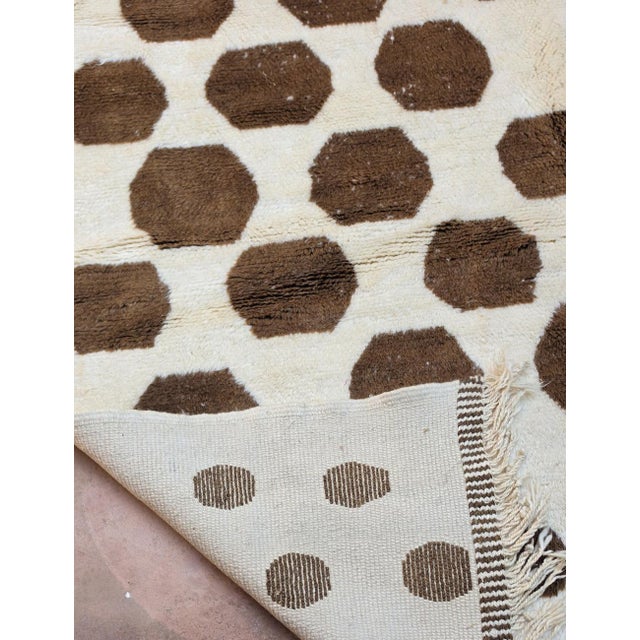 Contemporary Moroccan Beni M'Rirt Rug - 13.2 X 10.3 Ft For Sale In Cleveland - Image 6 of 6