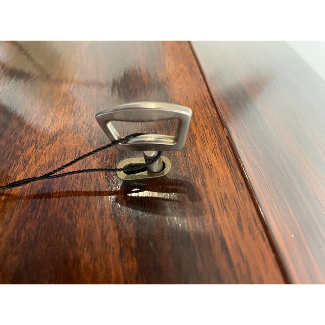 Vintage Rosewood Slant Front Secretary Desk For Sale In Los Angeles - Image 6 of 7