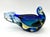 20th Century Somerso Murano Glass Bird- Blue and Yellow For Sale In Houston - Image 6 of 10