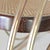 Brown Mid-Century Modern Brass and Wicker Rocking Chair, 1970s For Sale - Image 8 of 13