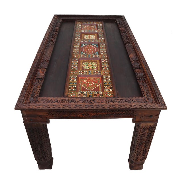 Vintage Wooden Orient Dining Table, 1970s For Sale - Image 16 of 18