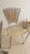 Vintage Fan-Back Dining Chairs with Beige Leatherette Upholstery, 1960s, Set of 6 For Sale - Image 12 of 18