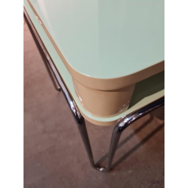 Vintage Tubular Card Table For Sale - Image 5 of 9