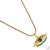 Turquoise Spiritual Aura Turquoise Evil Eye Gold Necklace For Sale - Image 8 of 11