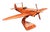 English Mahogany Spitfire Aircraft Model For Sale