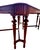 Wood Antique 1920s Federal Hepplewhite Walnut Dining Table 16" Leaf Self-Storing For Sale - Image 7 of 18